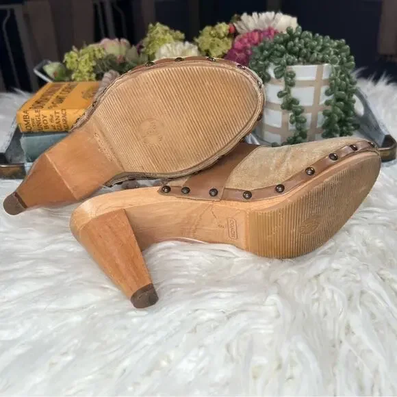 CoachFelicia Wooden MuleSize 8